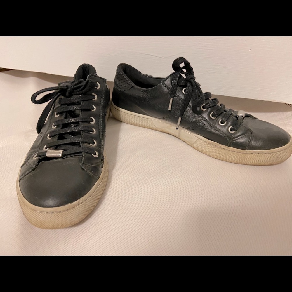 Black sneakers